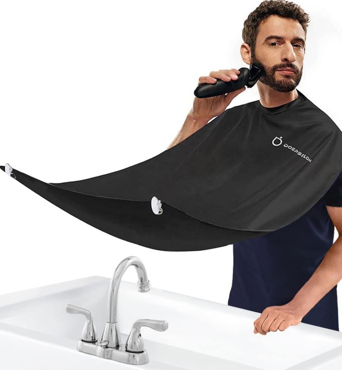 Miniatura 4 de Capa Impermeable Para Corte De Barba +